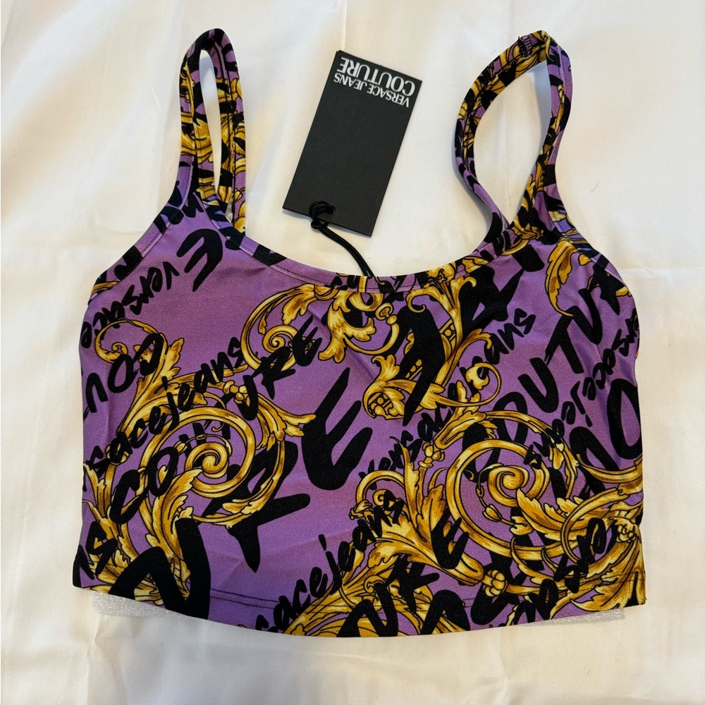 ✨💎 AUTHENTIC✨💎NWT Versace crop top